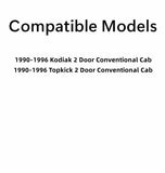 Sliding Back Window Glass Manual Back Slider Compatible with GMC Pickup/Chevrolet Pickup C1500 K1500 1988-1999 Models/ C2500 C3500 K2500 K3500 1988-2000 Models