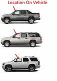 Driver Left Side Front Door Window Door Glass Compatible with GMC Sierra/Chevrolet Silverado Pickup 2007-2011 Models