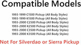 Driver Left Side Front Door Window Door Glass Compatible with GMC Yukon/Suburban 93-99/Yukon Denali 00/Topkick 96-96&Chevrolet Tahoe/Suburban 93-99/Kodiak 93-96/Blazer 93-94&Cadillac Escalade 99-00