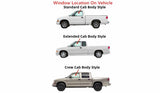 Driver Left Side Front Door Window Door Glass Compatible with Chevrolet Blazer 1995-2005/GMC Jimmy 1995-2001 Models