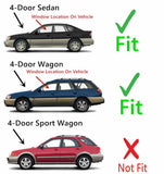 Driver Left Side Front Door Window Door Glass Compatible with Subaru Baja 4 Door Crew Cab 2003-2007 Models