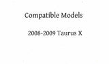 Heated Back Window Back Glass Compatible with Ford Taurus X/Ford Freestyle 2005-2009 Models