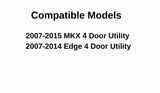 OEM Laminated Passenger Right Side Front Door Window Door Glass Compatible with Lincoln MKX 2007-2015 Models