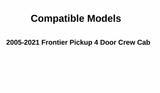 Driver Left Side Rear Vent Glass Vent Window Compatible with Suzuki Equator 4 Door Crew Cab 2009-2012 Models
