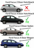 Passenger Right Side Front Door Window Door Glass Compatible with Ford Focus 4 Door Sedan 2008-2011 Models