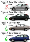 Driver Left Side Front Door Window Door Glass Compatible with Ford Focus 4 Door Sedan 2008-2011