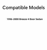 Driver Left Side Rear Door Window Door Glass Compatible with Chrysler Cirrus/Dodge Stratus 4 Door Sedan 1995-2000 Models