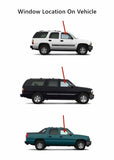 Privacy Passenger Right Side Front Door Window Door Glass Compatible with Cadillac Escalade Escalade EXT Escalade ESV 2000-2006 / GMC Yukon Yukon XL 2000-2006 / Yukon Denali 2001-2006 Model