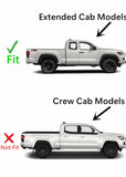 Clear Passenger Right Side Quarter Window Quarter Glass Compatible with Toyota Tacoma Pickup Extended Cab 2005-2015 Models
