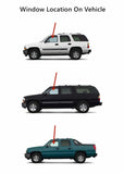 Tempered Privacy Driver Left Side Front Door Window Door Glass Compatible with GMC Sierra Chevrolet Silverado 1999-2006 / Sierra Classic Silverado Classic 2007 Models