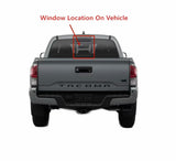OE Sliding Back Window Glass Complete Back Power Slider W/ Center Piece Compatible with Toyota Tacoma Pickup 2017-2023 Models