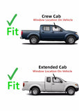 Passenger Right Side Front Door Window Door Glass Compatible with Suzuki Equator 2009-2012 Models/Nissan Frontier Pickup 2005-2021 Models
