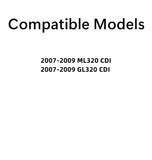 Passenger Right Side Front Door Window Door Glass Compatible with Mercedes Benz ML320 CDI / GL320 CDI 2007-2009 Models