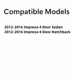 Passenger Right Side Front Door Window Door Glass Compatible with Subaru Impreza 2012-2016 Models
