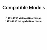 Driver Left Side Front Door Window Door Glass Compatible with Chrysler Concorde 4 Door Sedan 1993-1996 Models