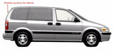 Heated Back Tailgate Window Back Glass Compatible with Chevrolet Venture/Oldsmobile Silhouette 1998-2005 Models