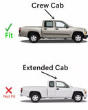 Passenger Right Side Rear Door Window Door Glass Compatible with Isuzu i-370/Isuzu i-350 4 Door Crew Cab 2006-2010 Models