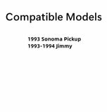 Passenger Right Side Front Door Window Door Glass Compatible with Chevrolet S10 Blazer & Oldsmobile Bravada 1993-1994 /S10 Pickup 1993 Models