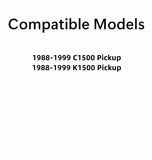 Stationary Back Window Back Glass Compatible with Chevrolet Pickup 1988-2000 C2500 C3500 K2500 K3500 Models