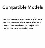 Passenger Right Side Front Door Window Door Glass Compatible with Volkswagen Routan/Dodge Grand Garavan/Chrysler Town & Country/Ram Tradesman 2008-2020 Models