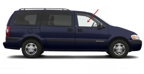 Passenger Right Side Front Door Window Door Glass Compatible with Pontiac Montana 1999-2005 Models/Pontiac Trans Sport 1997-1998 Models (Not For Montana SV6)