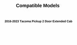 Driver Left Side Rear Quarter Window Quarter Glass Compatible with Toyota Tacoma 2&4 Door Extended Cab Pickup 2005-2015 Models