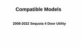 Passenger Right Side Front Door Window Door Glass Compatible with Toyota Tundra Pickup 4 Door Crew/Extended Cab 2007-2021 Models