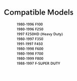 Back Window Back Glass Compatible with Ford F-Super Duty F350 F450 1980-1997 / F600 F700 F800 1980-1999 Models