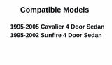 Driver Left Side Front Door Window Door Glass Compatible with Pontiac Sunfire 4 Door Sedan 1995-2002 Models