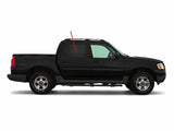 Passenger Right Side Rear Door Window Door Glass Compatible with Mercury Mountaineer/Lincoln Aviator 2002-2010 Models