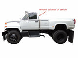 Sliding Back Window Glass Manual Back Slider Compatible with GMC Pickup/Chevrolet Pickup C1500 K1500 1988-1999 Models/ C2500 C3500 K2500 K3500 1988-2000 Models