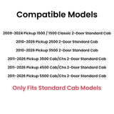 Tempered Driver Left Side Door Window Door Glass Compatible with Dodge/Ram 1500 2009-2018 & 1500Classic 2019-2024 & 2500 3500 3500Cab/Chs 4500 5500 2011-2026 2-Door Standard Cab Pickup Models Only