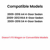 Driver Left Side Rear Door Window Door Glass Compatible with Audi A4 S4 RS4 4 Door Sedan 2009-2016 Model