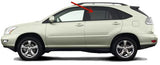 Driver Left Side Rear Door Window Door Glass Compatible with Lexus Lexus RX330 / RX350 / RX400 2004-2009 Models