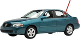 Driver Left Side Rear Vent Glass Compatible with Nissan Sentra 4 Door Sedan 2000-2006 Models