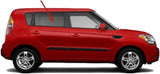 Passenger Right Side Rear Door Door Glass Compatible with Kia Soul 4 Door Hatchback 2010-2013 Models