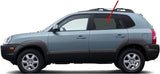 Driver Left Side Rear Door Door Glass Compatible with Hyundai Tucson 2005-2009 Models