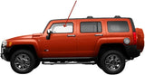 Driver Left Side Front Door Window Glass Compatible with Hummer H3 / H3T 2006-2010 Models