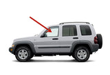 One Hole Style Driver Left Side Front Door Window Door Glass Compatible with Jeep Liberty 2006-2007 Models