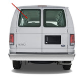 Stationary Back Window Back Glass Driver Left Side Compatible with Ford Econoline 1992-2016 Models