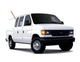 Stationary Passenger Right Side Rear Hinged Body Side Door Window Door Glass Compatible with Ford Econoline E150 E250 E350 Van 1992-2016 Models