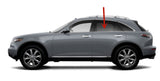 Driver Left Side Rear Door Window Door Glass Compatible with Infiniti FX35 FX45 2003-2008 Models