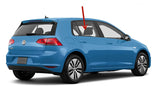 Passenger Right Side Rear Door Window Door Glass Compatible with Volkswagen Golf / Golf GTI / e-Golf 4 Door Hatchback 2015-2021 Models