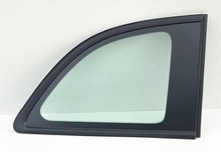 Black Molding Passenger Right Side Quarter Glass Quarter Window Compatible with Fiat 500 / 500C / 500e 2012-2019 Models