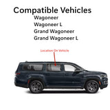 Laminated Passenger Right Side Rear Door Window Door Glass Compatible with Jeep Wagoneer / Wagoneer L / Grand Wagoneer / Grand Wagoneer L 2022-2024 Models