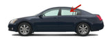 Driver Left Side Rear Door Window Door Glass Compatible with Nissan Maxima 4 Door Sedan 2004-2008 Models