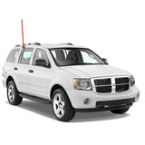 Passenger Right Side Rear Vent Window Vent Glass Compatible with Dodge Durango 2004-2009 Models