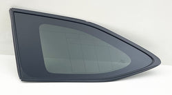 Black Moulding Style W/ Atenna Driver Left Side Quarter Window Quarter Glass Compatible with Toyota Highlander 2020-2023 Models