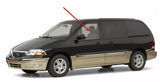 Driver Left Side Front Door Window Door Glass Compatible with Ford Windstar Mini Van 1995-1997 & 1999-2002 Models