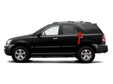 Driver Left Side Rear Vent Window Vent Glass Compatible with Kia Sorento 2003-2010 Models